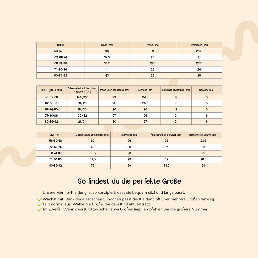 Merino Overall – Blaue Berge