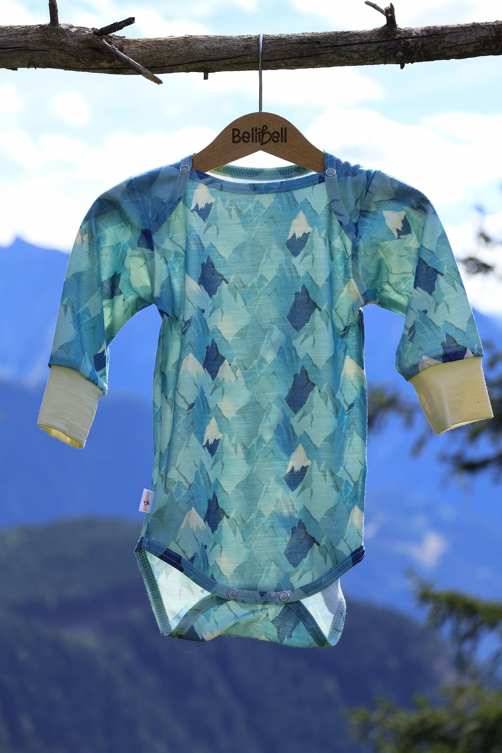 Merino Body – Blaue Alpen