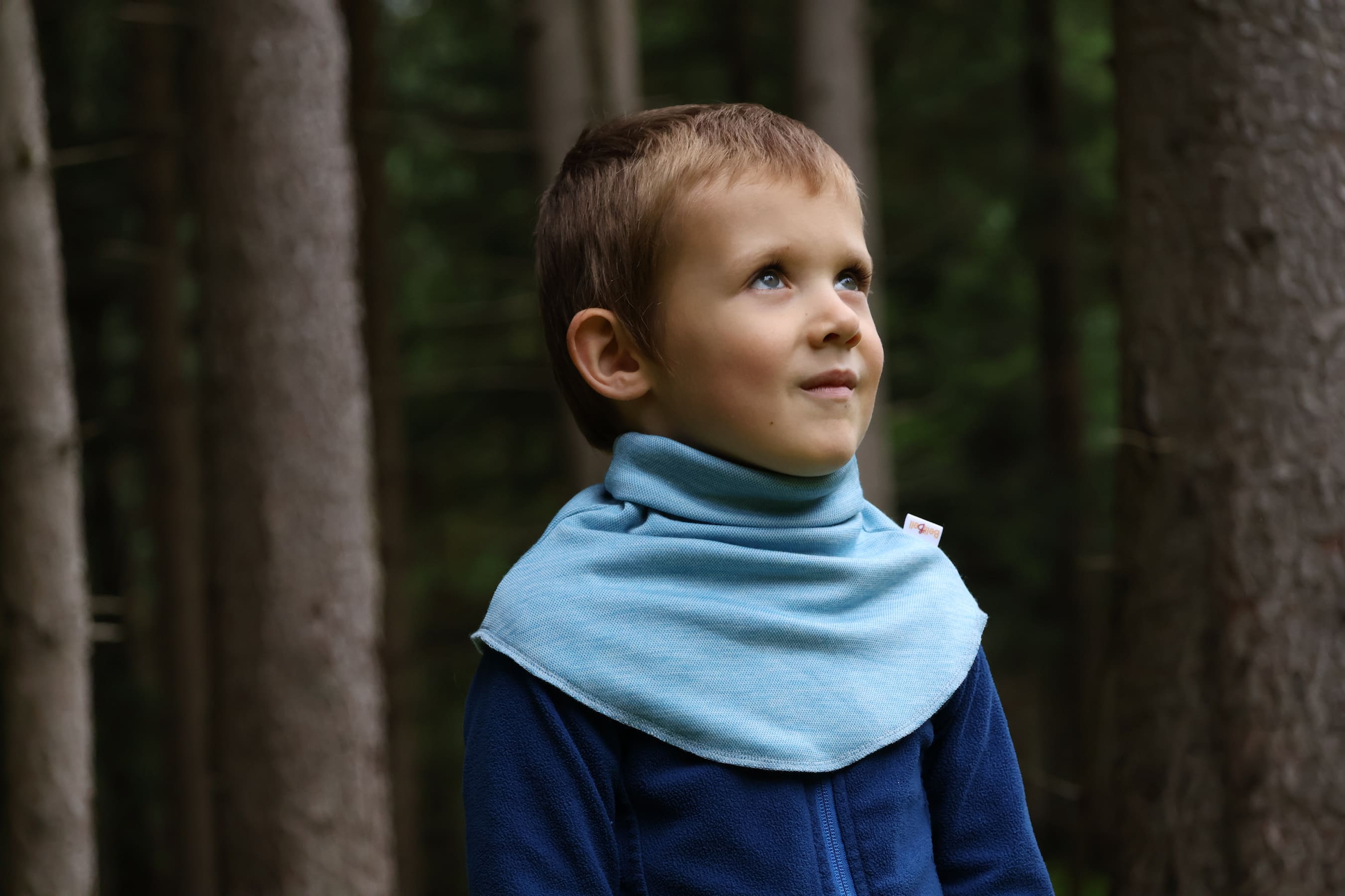 Merino Halswärmer – Himmelblau