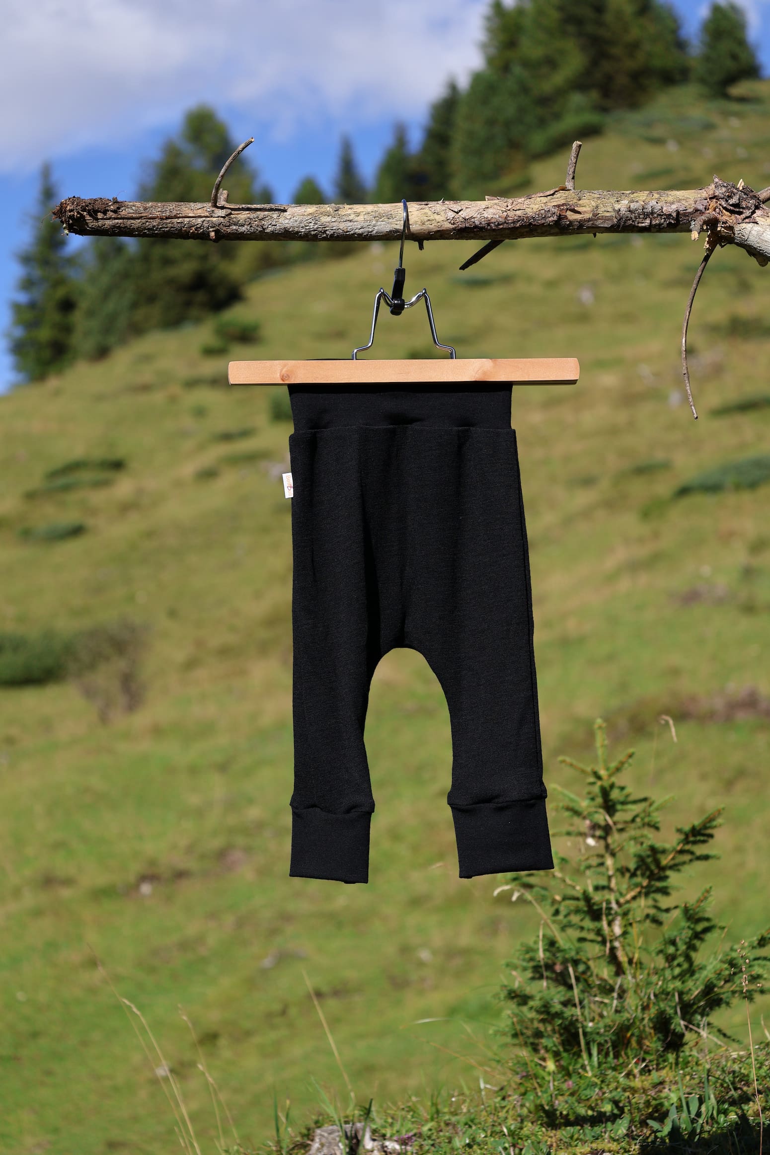 Merino Hose – Schwarz