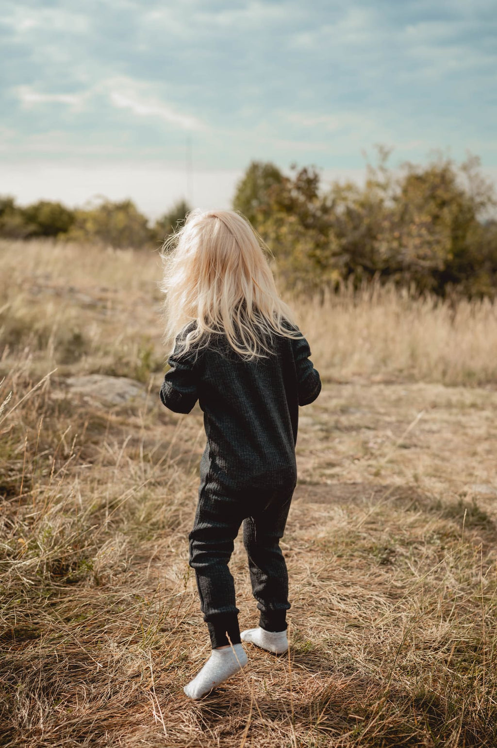 Merino Overall – Schwarz