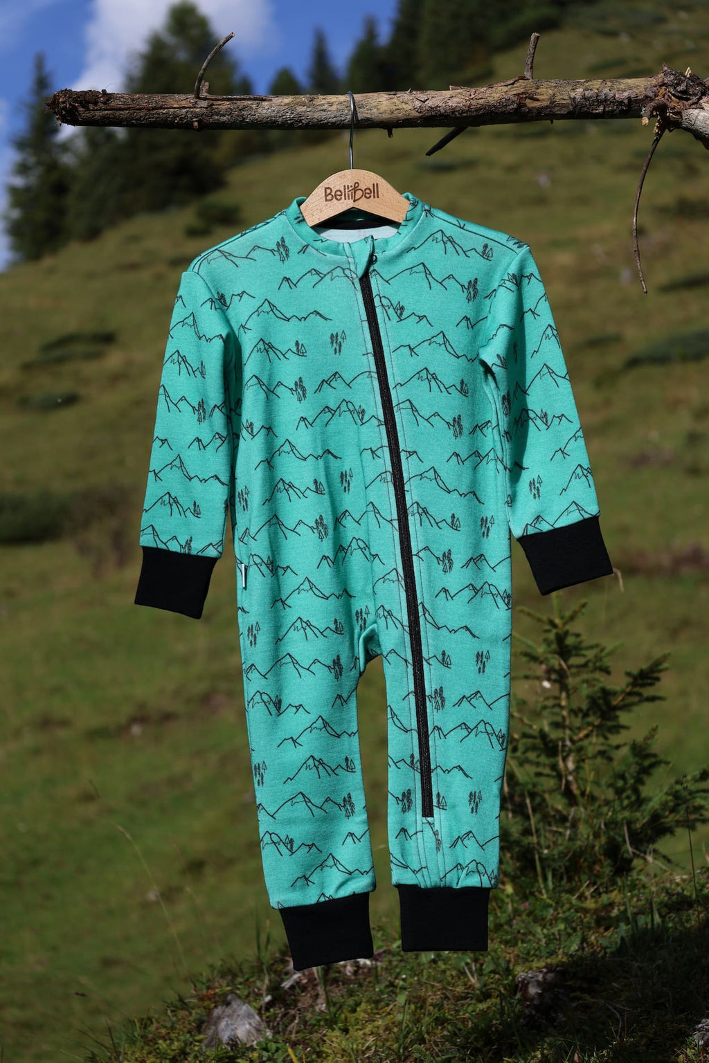 Merino Overall  – Grüne Berge