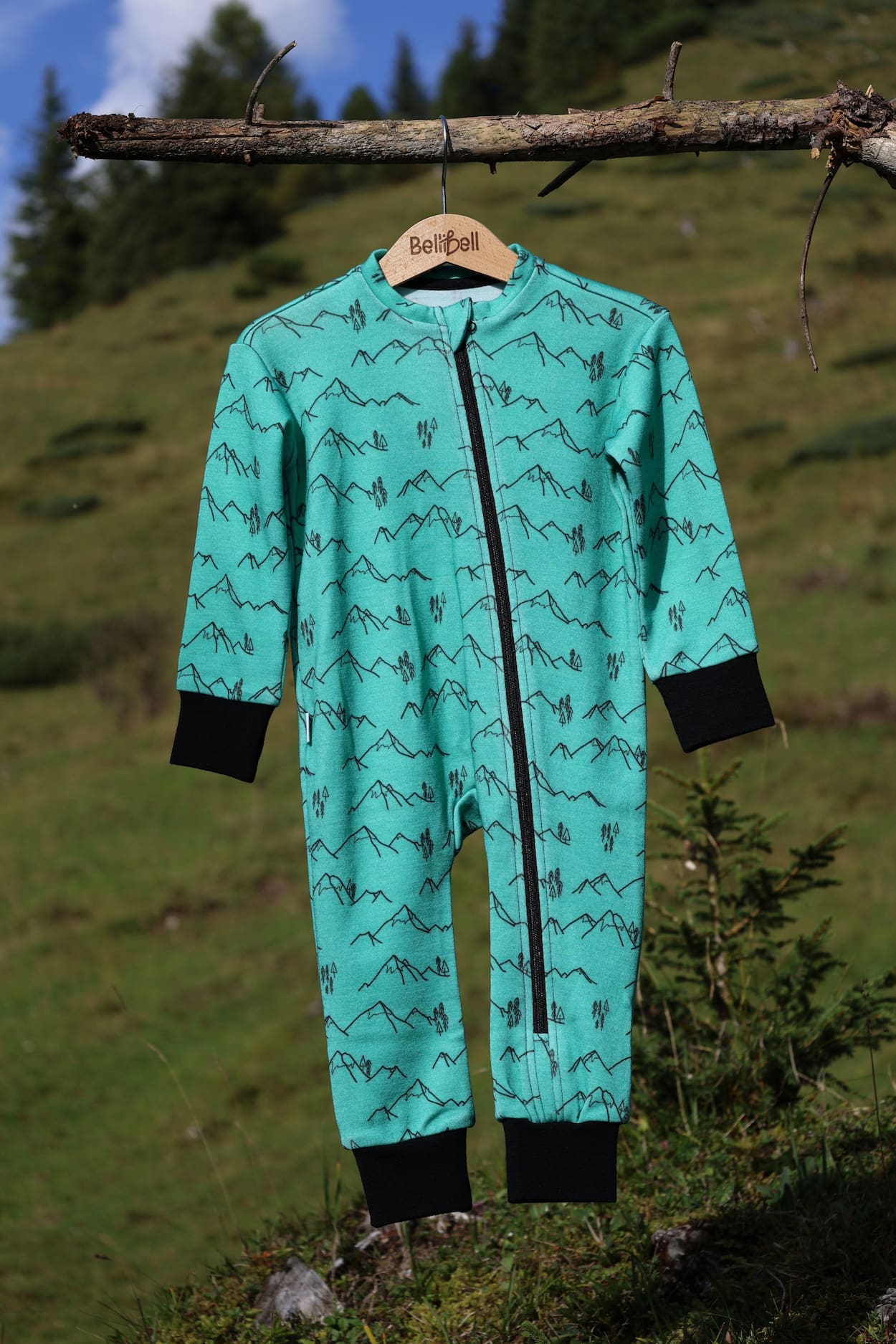 Merino Overall  – Grüne Berge