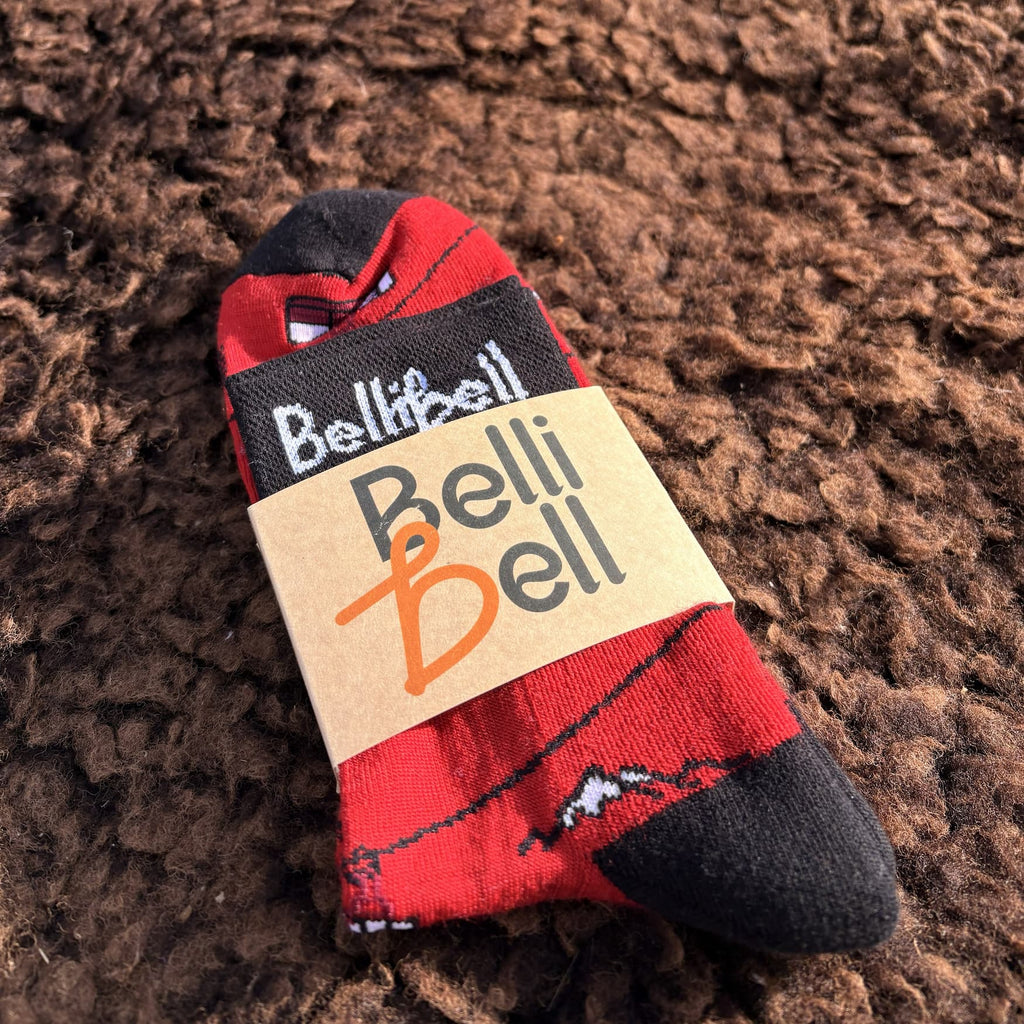 Merino Socken – Seilbahn Rot
